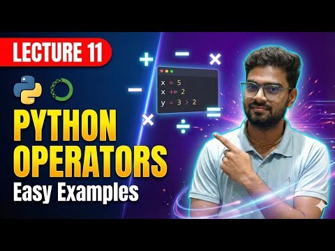 Python Operators Explained | Arithmetic & Assignment Operators for Beginners