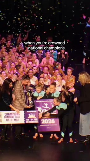 Exciting Dance Competition National Champions Moment