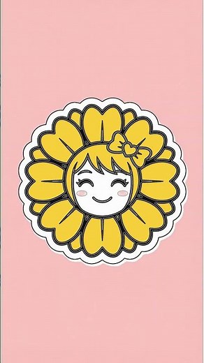 Cute Sunflower Drawing: Easy Steps for Beginners!