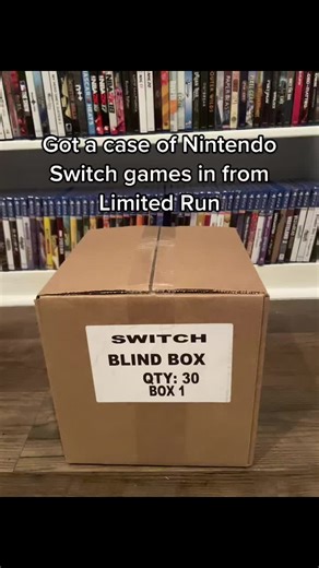 Opening Nintendo Switch Blind Boxes from Limited Run Games #nintendo #nintendoswitch #limitedrungames #limitedrun #gaming #gamingontiktok