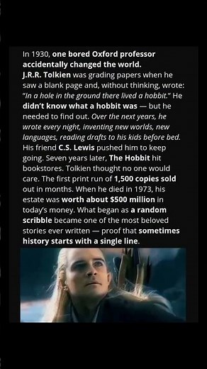How One Random Sentence Created The Hobbit