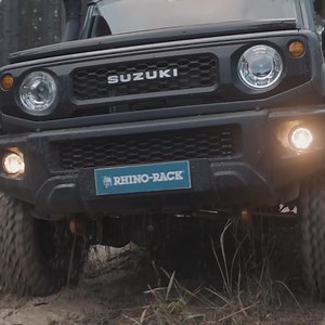 Creating space in your Suzuki Jimny can sometimes be a struggle, so we've designed a Pioneer™ LT tray to not only make space for adventure but also minimise system weight. It's an easy DIY installation that takes just 45 minutes, and no drilling is required! | Rhino-Rack | Facebook