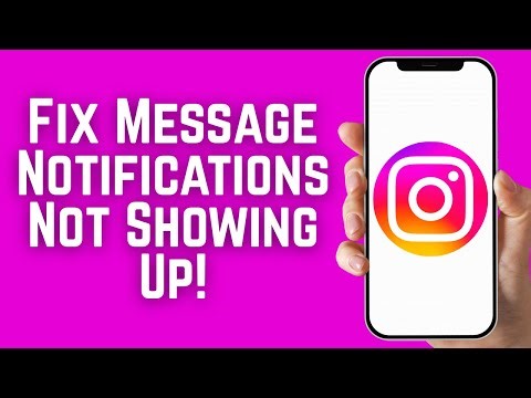 Fix Instagram Message Notifications Not Showing Up!