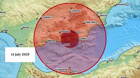 Fuerte sismo sacude España y derrumba el techo de un aeropuerto