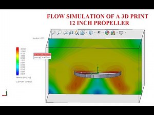 FLOW SIMULATION OF A 3D PRINT PROPELLER IN SOLIDWORKS (PART 2)