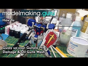 GURU HOW TO: Skill Level 1 Gunpla Weathering for Beginners Pt. 1