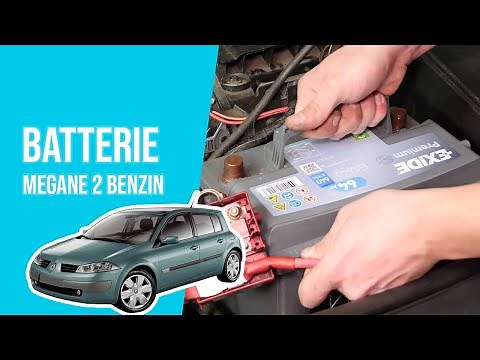 Batterie wechseln MEGANE 2 1.6 16V 🔋