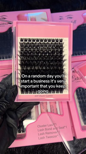 Started out as Extensidoll… now it’s ClusterDoll 🦓 Growth looks like this 🥹💕 If you’re building something right now, don’t stop. 🫶🏾 #smalbusiness #lashclusters #fyp #lashgirl #viralbeauty
