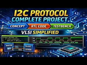 I2C Protocol Complete Project | Concept → RTL Code → Testbench | VLSI Simplified