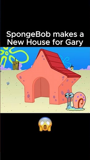 SpongeBob Makes a NEW House for Gary! 😱 #spongebob #spongebobsquarepants #animation