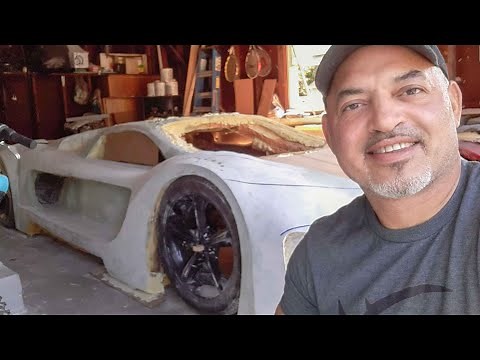 Making A Fiberglass Sports Car Out Of Foam (Part 2)