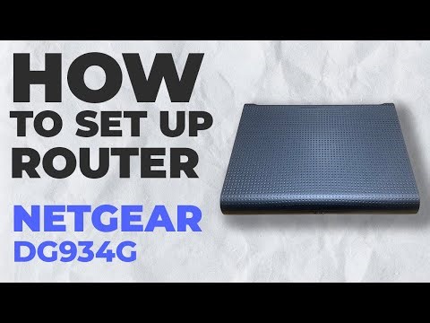✅ How to Set Up NETGEAR DG934G | How to Setup NETGEAR DG934G WiFi Router