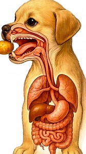 3D animation of Dog digestive system #doglover #dogsofinstagram #dog #SafetyFirst #fblifstyle | Medical Diary