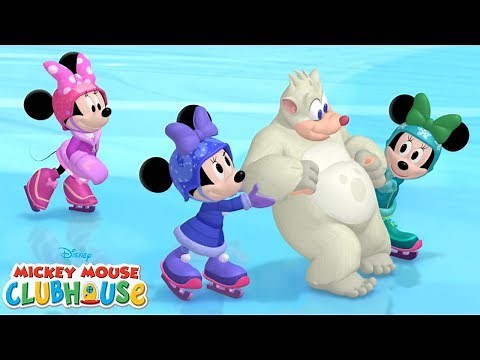 Mickey Mouse Clubhouse "It's Fun to Skate" Music Video 🎶| Minnie Mouse Ice Skates ⛸️ | ‪@disneyjr‬