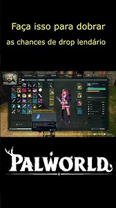 PALWORLD Como dobrar suas chances de drop LENDÁRIO #palworld #palworldbr #dicaspalworld #altairplay