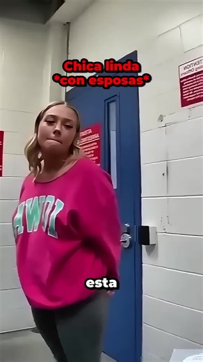 This girl's handcuffs prank left the police speechless 🔥 #shorts #prank #funny