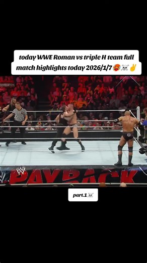 WWE Match Highlights: Roman vs Triple H Showdown