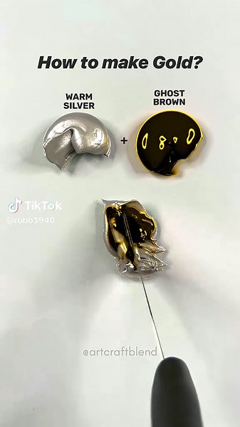 Discover Warm Silver and Ghost Brown Color Blend