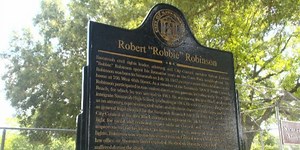 Robert ‘Robbie’ Robinson historical marker unveiled