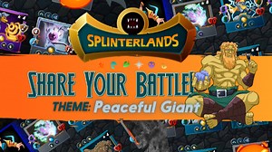 Bits of Splinterlands Strategy: The Peaceful Giant (Weekly Battle Challenge CW18)