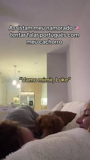 Lexi Hensler's Dog Takes on a Portuguese Lesson with Boyfriend