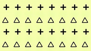 Pattern of black geometric shapes in retro, memphis 80s 90s style. Animated vintage abstract background. Seamless pop art design. 4K video motion