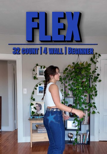 🩵 NEW TO LINE DANCING!?! you got this! 🩵 COUNT: 32 WALL: 4 LEVEL: beginner :) 💃🏼: Flex - Sherry Barrett 🎶: Flex - Cupid #linedance #flexlinedance #flex #linedancelessons #fyp