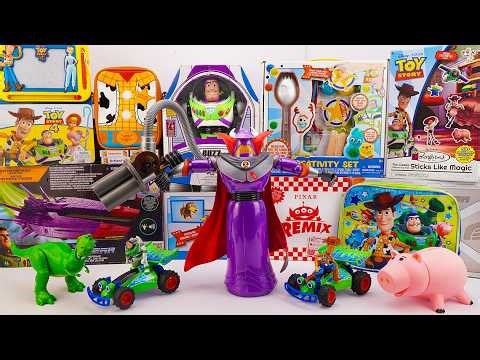 Unboxing Disney Pixar Toy Story toy collection ASMR | Woody & Zurg & Buzz Lightyear & Hamm