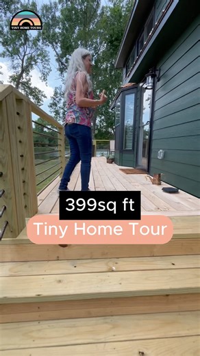 134K views · 3.4K reactions | Her Custom Tiny Home with Main Floor Bedroom Manufacturer: Platinum Cottages Cottages Bayview Community: Monarch Springs Ranch | Tiny Home Tours | Facebook