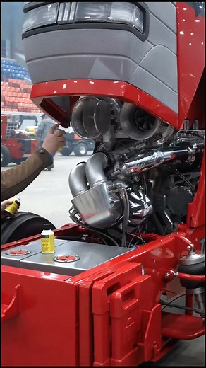 Feeding ether to the massive turbos on the Triple Bypass - Ross Family Pulling Super Stock Diesel #tractorpull #turbos #gotturbo #turbo #diesel #chaosfab | BUILT Diesel MAFIA