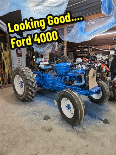 Well, she's starting to look like a tractor now. #repair #farmlife #tractor #fyp #ford