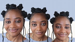 How to Bantu knots on Natural hair Braided Bantu Knots Hairstyles yekumane