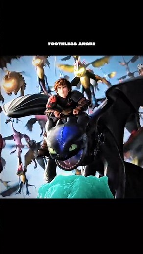 Toothless Angry Mode 🔥 | How to Train Your Dragon #shorts #edit