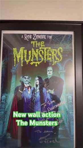 New wall action the Munsters ￼#robzombie #themunsters #horrornerd #halloween