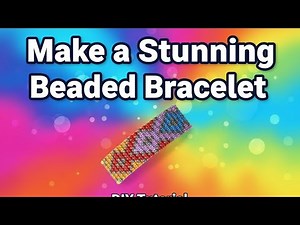 Colorful Beaded Bracelet Tutorial | Easy Loom Weaving for Beginners