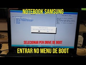 Notebook Samsung como entrar no MENU DE BOOT