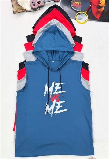Stylish Summer Sports Hooded Vest for Active Wear