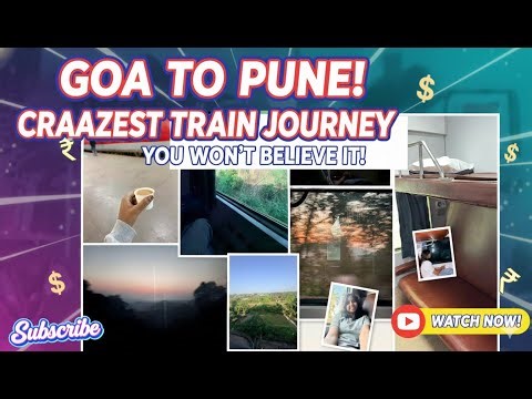 Goa to Pune Train Journey Vlog 🚆✨ | Banker Life Mini Vlog | #shorts #BankOfBaroda