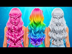 How to Turn into Mermaid? 💖 Viral MERMAID Makeover KIT