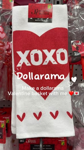 Julia | Model & Influencer on Instagram: "Make a Dollarama Valentine basket with me ❤️💌 I love that Dollarama has such cute Valentine collections with gift ideas for all ages. They have the best Valentine’s and Galentine’s supplies for parties and gatherings or even to treat yourself to a cozy self care basket 🥰 #dollarama #valentines #giftideas #galentines #dollaramafinds #valentinesbasket #giftideasforher #torontoblogger"