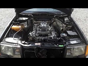 Mercedes-Benz W124 - M113 engine installed - The Hillbilly Hammer