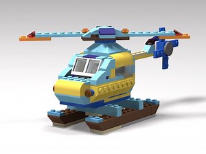 LEGO MOC-50763 10698 Helicopter (City 2020)