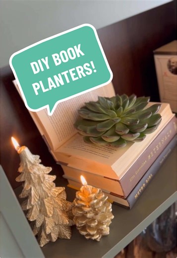DIY Book Planters for Plant Lovers and Readers