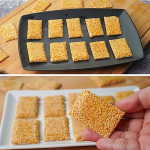 2 Ingredients Crunchy Sesame Bar | Sesame Seed Candy | Yummy Recipes