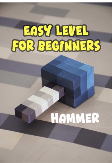 Tina (@paw.tina) - Easy Papercraft Hammer Tutorial for Beginners