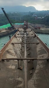 The loading process of ore carriers at the wharf #OreLoading #PortOperations #HeavyIndustry | Katie's Soles