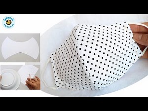 Face Mask Sewing Tutorial How to Make Face Mask with Filter Pocket DIY Cloth face Mask (pattern👇)