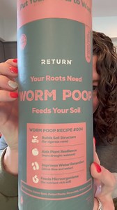 1.6K views · 19 reactions | I’ve discovered the benefits of adding worm castings (yes, it’s basically worm poop) to my soil about a year ago. And my plants are so much better off for it! It add them in every single time I repot. Check out @return_co for this and other amazing products to keep your indoor and outdoor plants thriving! #plants #houseplants #repot #plantmom | Curlyplantmom | Facebook