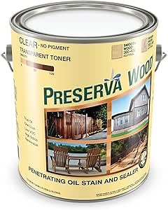 Preserva Wood 1 Gal. 100 VOC Clear Exterior Wood Stain