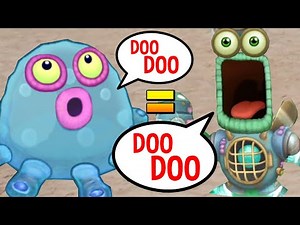 MONSTERS WITH SIMILAR SOUND in MY SINGING MONSTERS!